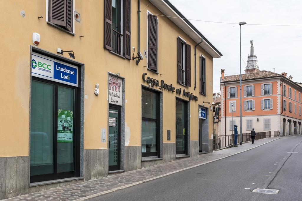 Al Castello Di Leonardo Otel Sant'Angelo Lodigiano Dış mekan fotoğraf